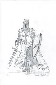 Crusader Templar Sketches Male Sketch Art