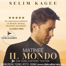 If you're up the West Coast, I'll be Die Koelkamers in Paternoster