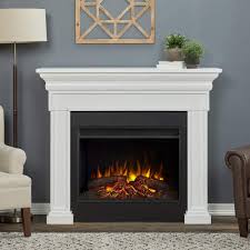 Check spelling or type a new query. Amazon Com Real Flame Emerson Grand Electric Fireplace Rustic White Home Kitchen