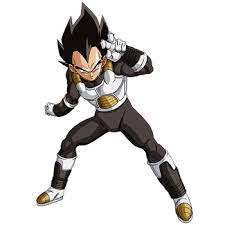 Originally in the dragon ball z anime, vegeta appeared with a totally different color scheme from his usual one, having red hair and a battle armor consisting of a green khaki chest piece and burnt orange guard pieces, orange gloves, a navy blue jumpsuit, and his boots with orange tops and brown footings to them. Vegeta Xeno Render 2 Sdbh World Mission By Maxiuchiha22 Dragon Ball Super Manga Dragon Ball Super Goku Dragon Ball Art