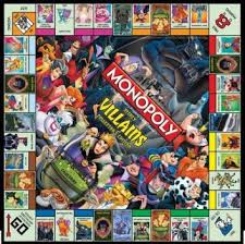 Monopoly Villains 100 Pieces Disney Games Monopoly Board Games