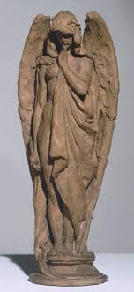 Sir Alfred Gilbert Mourning Angel 1877 Terracota 318 X 127 X 76 Mm Mermaid Statues Angel Artwork Art Periods