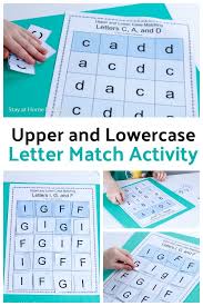 Also available uppercase alphabet chart. 6 Upper And Lower Case Letter Matching Activities For Preschool