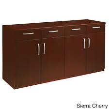 Doors will enclosed the center or the outer shelves as desired. Overstock Com Online Shopping Bedding Furniture Electronics Jewelry Clothing More Office Storage Cabinets Buffet Cabinet Furniture