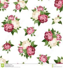 Beautiful tree yellow flower blossom with milky way star in. Vector Seamless Vintage Pattern With Pink And White Roses And Green Leaves On White Description From Dre Beautiful Flower Drawings Vintage Pattern White Roses