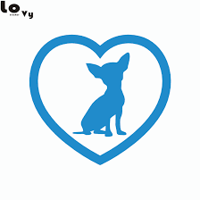 2 Adet Sevimli Chihuahua Kalp Kopek Araba Sticker Karikatur Hayvan Pencere Tampon Vinil Araba Cikartmasi Vinyl Car Decal Car Decalcar Sticker Aliexpress