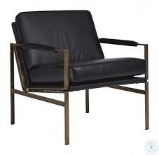 Puckman Black Leather Accent Chair In 2021 Leather Accent Chair Black Leather Accent Chair Black Accent Chair