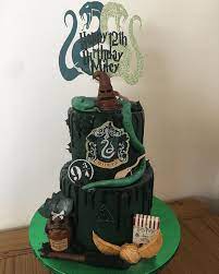 slytherin cake design images cake gateau ideas 2020 harry potter birthday cake harry potter cake harry potter food