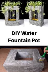 Diy Water Fountain Pot Creative D2h Diy Water Fountain Diy Fountain Diy Water