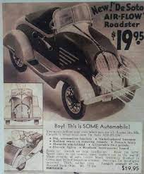 1930 S Ad For A Desoto Airflow Pedal Car Pedalcarmuseum Com Pedal Cars Toy Car Pedal