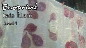 Tips memilih kain beldu yg digunakan untuk usaha papan bunga. Ecoprint Pada Kain Blacu Jurnal 4 Youtube