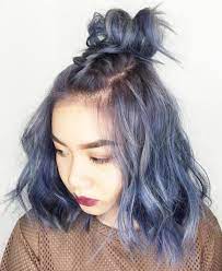 Messy Half Up Top Knot Asian Hair Hair Styles Medium Hair Styles