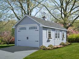 White rose buildings offer a wide range of prefabricated garages which are custom designed and built to customers specification. Amish Prefab Garages Custom Garage Lancaster Barns