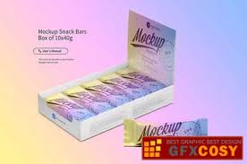 Free psd shows of moving box mockup. Mockup Snack Bars Box Of 10x40g Creativemarket Free Download Photoshop Vector Stock Image Via Zippyshare Torrent From All Source In The World