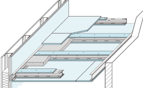 Knauf decke abhangen das beste von 54 elegant galerie von decke abhangen indirekte beleuchtung tolles wohnzimmer ideen. Freitragende Knauf Decke Jetzt In F 90 Von Oben Und Unten Sanierung Alter Decken