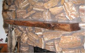 Live edge wood fireplace mantel. Log Fireplace Mantels Kettle Moraine Hardwoods Inc
