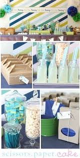 Baby Shower Color Palette Of Blues Greens For Baby Jack Check Out Dieting Digest Baby Shower Fun Baby Boy Shower Baby Shower