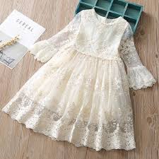 Summer Dress For Girls Children Girl Lace Princess Sundress Toddler Kids Baby Girls Lace Dress Party Girls Cotton Dresses Girls Lace Dress Dress For Girl Child