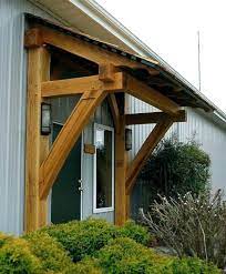 Nice 20 Marvelous Door Overhang Design For Home Outdoor Decoration Https Usdecorating Com 8386 20 Marvelous D Timber Frame Porch Timber Framing Porch Timber