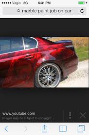 Red Marble Paint Car Paint Jobs Custom Cars Paint Marble Painting