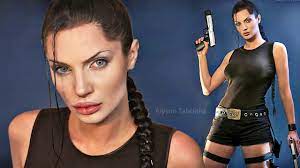 Lara Croft (Tomb Raider) Angelina Jolie Makeup / Hair / Costume - Cosplay  Tutorial - YouTube