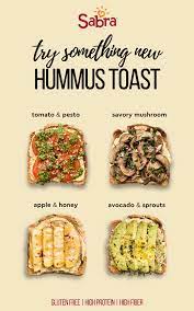 Healthy Hummus Toast 4 Easy Breakfast Recipes Simply Quinoa Healthy Hummus Healthy Breakfast Recipes Recipes