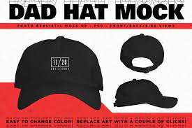 Dad Hat Mockup Dad Hats Mockup Clothing Mockup