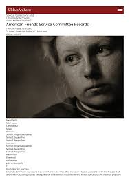 American Friends Service Committee Records Finding Aid : Special  Collections and University Archives, UMass Amherst Libraries