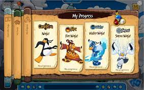 Single player , two player , online multiplayer , card jitsu snow game. Ninja Progress Club Penguin Wiki Fandom