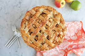 Lattice Top Apple Pie Bakeforgood A Big Kingarthurflour Giveaway Hip Foodie Mom
