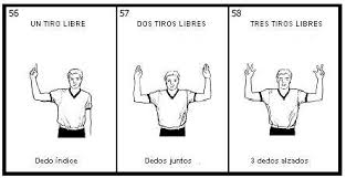 Resultado de imagen para señales arbitrales del baloncesto con dibujos