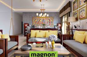 Accents for midcentury modern spaces Renovation Of Home In Bangalore Mid Century Modern Style Decorating