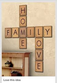 Cute Home Decor Idea Cute Home Decor Giant Scrabble Tiles Home Crafts