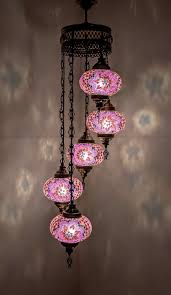 Purple Pink Star 25 Chandelier Ceiling Lamp Turkish Lamp Etsy In 2020 Turkish Lamps Mosaic Lamp Turkish Mosaic Lamp
