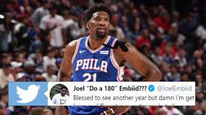 After one year of college basketball with the kansas jayhawks. Joel Embiid Celebrates His Birthday With A Wild New And Hopefully Temporary Hair Style Article Bardown