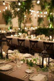 I Like This One Better Because Its A Little More Decorated But Still Earth Tones And Lights Elegant We Wedding Decorations Wedding Centerpieces Wedding Table