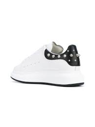 Alexander Mcqueen Spray Paints Oversized Sneakers Black And White Alexander Mcqueen Extended Sole Sneakers Alexandermcqueenbag