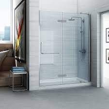 Product Image 5 Shower Doors Frameless Hinged Shower Door Glass Shower Enclosures
