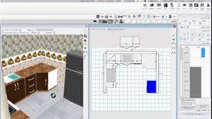 رسم ثلاثى الابعاد تصميم مطابخ