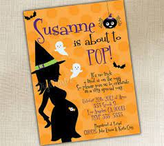 10 Halloween Baby Shower Invitations Halloween Baby Shower Invites Halloween Baby Shower Baby Shower Invitations