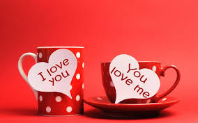 cups hearts inscriptions i love you you