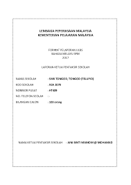 Ujian lisan bahasa melayu untuk calon persendirian. Doc Lembaga Peperiksaan Malaysia Kementerian Pelajaran Malaysia I Nie Md Academia Edu