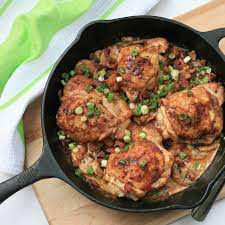Keto Smothered Chicken Thighs Recipe Smothered Chicken Chicken Thigh Recipes Chicken Thighs Dinner