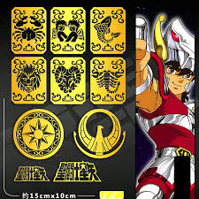Bertambah bnyk tmnd aj jd bnyk rejeqi? 10pcs Set Classic Anime Saint Seiya Sticker Luxury Phone Laptop Stickers Motorcycle Fridge Decals Stickers Toy Aliexpress Mobile