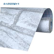 الصين منقوش أبيض حجر الطوب نمط ورق الجدران 3d Pvc ورق الحائط ورق جدران من الصين على Topchinasupplier Com