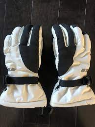 Womens KOPPEN Snow Ski Squall Winter Insulated White/Black Gloves sz S |  eBay