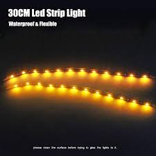 112m consumers helped this year. Everbright 4 Pack Amber Yellow Led Strip Lights For Cars 30cm 5050 12 Smd Waterproof Car Motorcycles Golf Cart Underglow Lights Decoration Interior Exterior Lights Strip Dc 12v Pricepulse
