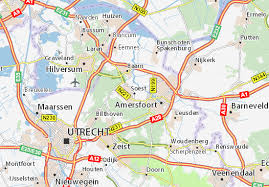 De dreiging van oorlog eind jaren 1930 hing de oorlogsdreiging al in de lucht in nederland; Kaart Michelin Soest Plattegrond Soest Viamichelin