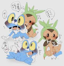 Rule34 - If it exists, there is porn of it  doneru, chespin, froakie,  pokemon (species)  7567660