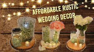 Diy Cheap Easy Cute Rustic Wedding Decor Centerpieces Flowers Candles Mason Jars Rustic Wedding Decor Diy Wedding Centerpieces Diy Rustic Rustic Wedding Decor